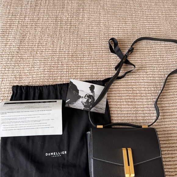 DeMellier London - The Vancouver - Black Grain Ecru Stitching - Picture 3 of 10